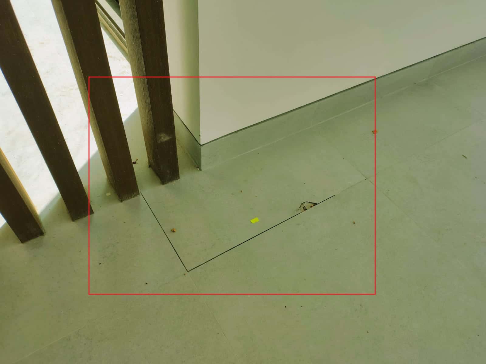 Cracked & hollow tiles — Jebel Ali Village — Nakheel